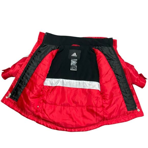 Adidas Boy’s Jacket Wisconsin Red Black Size 12 Month’s EUC - Picture 8 of 12